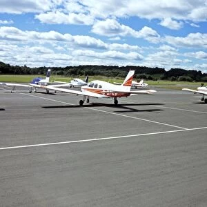 Sheffield City Airport with GA aircraft