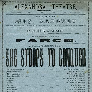 Theatre Playbills Collection: Alexandra Theatre