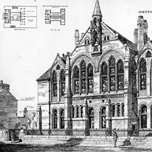 Carbrook School, Attercliffe Common, Sheffield, 1874