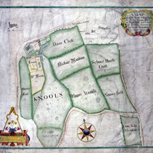Norton, Derbyshire, surveyed by Joseph Dickinson, 1737