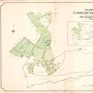 Plan of H I Dixon esquires Stumperlow Estate as proposed to be laid out for building purposes, 1886