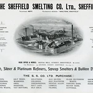 Sheffield Smelting Co Ltd. Royds Mill Street, Sheffield, 1912