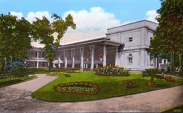 Cincinnati, Ohio, USA - Zoo Club House Pavilion and Stage