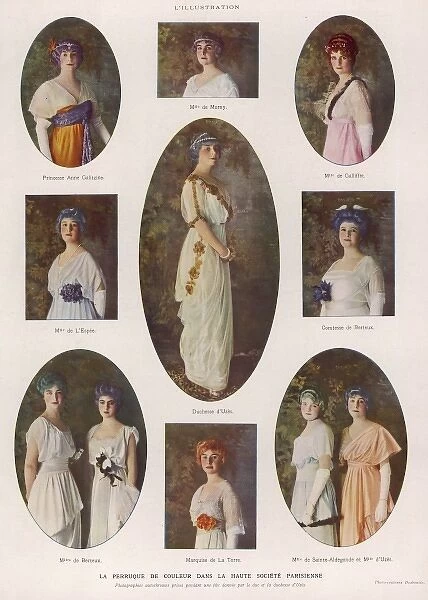 Coloured Wigs 1914