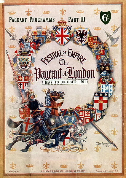 Front cover, Festival of Empire, The Pageant of London