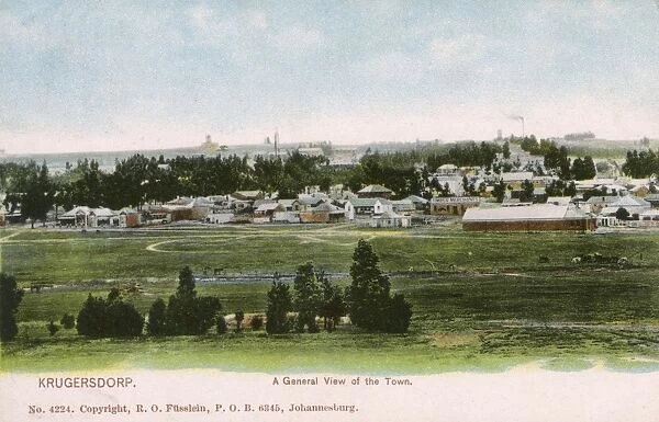General view of Krugersdorp, Transvaal, South Africa