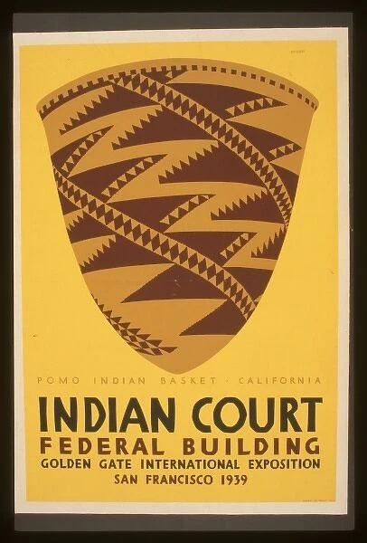 Indian court, Federal Building, Golden Gate International Ex