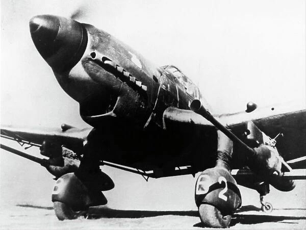 Junkers Ju 87G -showing its formidible 37mm anti-tank c