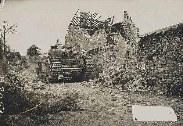 Normandy: Churchill tank waits in ambush