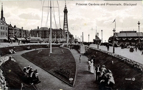 Princess Gardens & Promenade, Blackpool, Lancashire