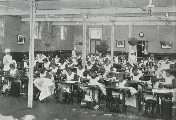 Sewing Class, Darenth Training Colony, Kent