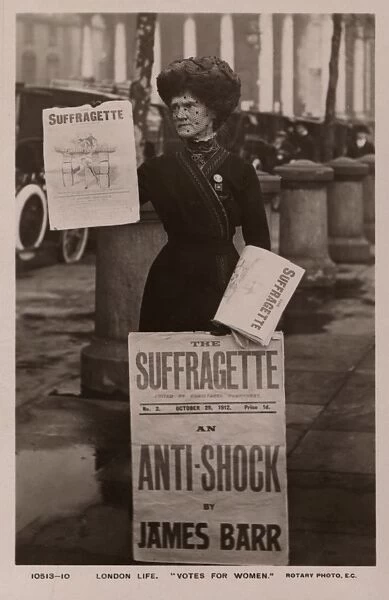 Suffragette Selling The Suffragette Paper