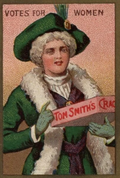 Suffragette Votes for Women Cracker Label