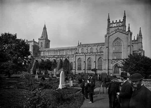 View of Dunfermline Abbey, Fife. Date: c1890