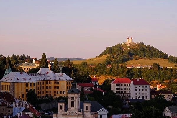 Historical mining town of Banska Stiavnica in central Slovakia
