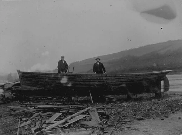 Boat building, Calenick, Kea, Cornwall. Early 1900s