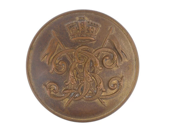 Button, 9th Regiment of Bengal Lancers, pre-1901 (brass)