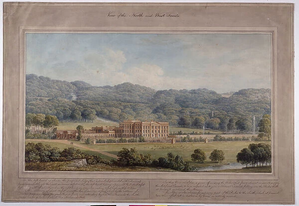 Chatsworth House, 1818 (w  /  c on paper)