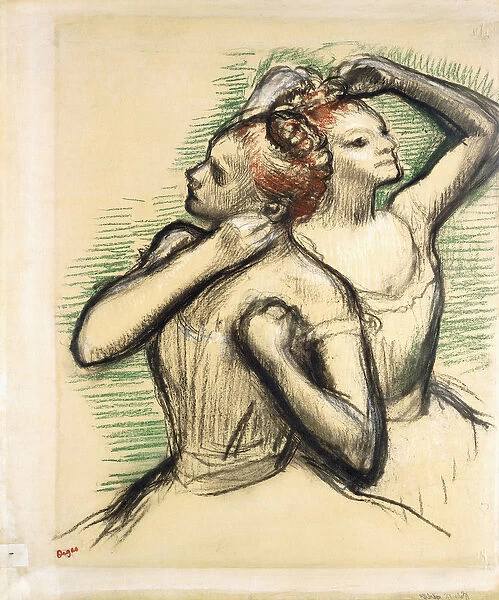 Two Dancers, c. 1897 (pastel and charcoal on paper)