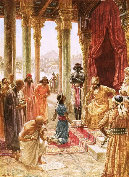 Daniel interprets the dream of Nebuchadnezzar