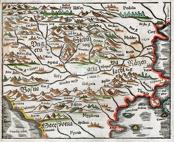 Eastern Europe and Balkans 1575