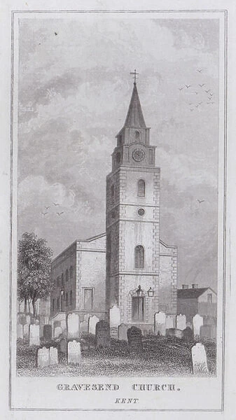 Gravesend Church, Kent (engraving)