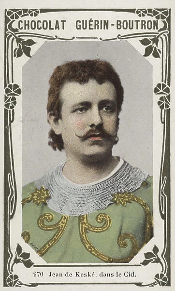 Jean de Keske, dans le Cid (coloured photo)
