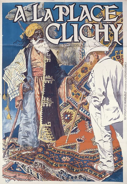 A la Place Clichy, c. 1891 (colour lithograph on paper)