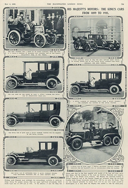 His Majestys Motors: King George Vs Cars from 1899-1935