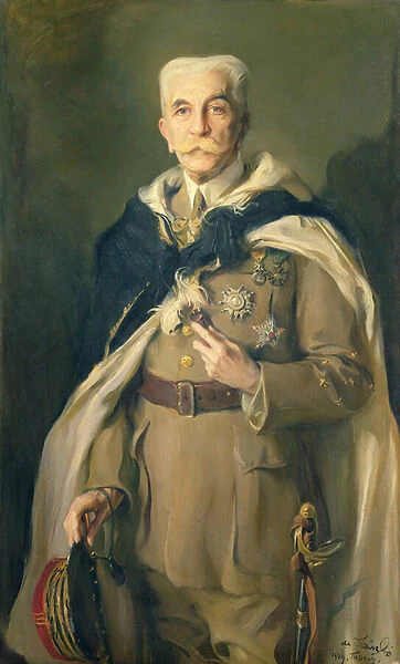 Marshal Louis Hubert Gonzalve Lyautey (1854-1934) 1929 (oil on canvas)