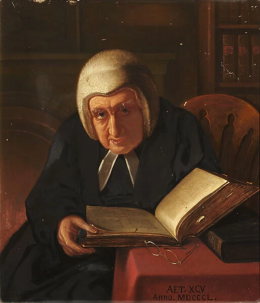 Martin Joseph Routh, President of Magdalen College, 1850 (oil on panel)