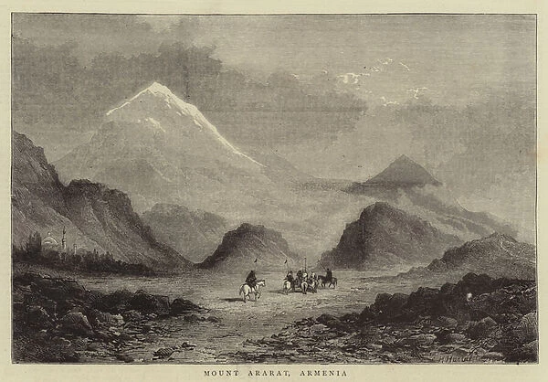 Mount Ararat, Armenia (engraving)
