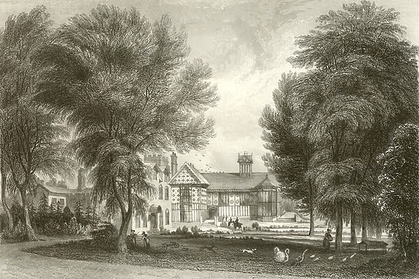 Old Hall, Rufford (engraving)