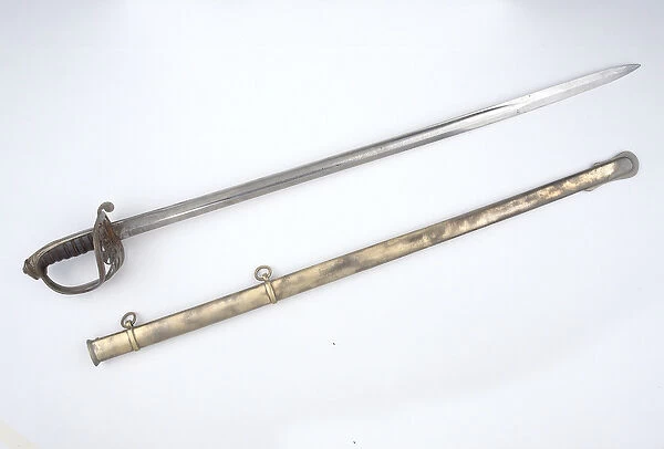 Pattern 1845 Infantry Officers sword, Cape Mounted Riflemen, 1869 circa (metal)