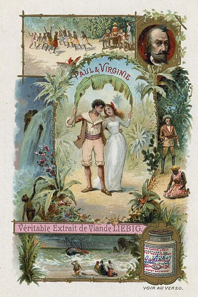 Paul et Virginie, by Victor Masse (chromolitho)