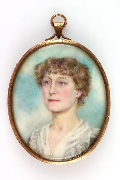 Portrait of Miss Ada de Cardonnel-Lawson, 1914 (bodycolour, pencil & w  /  c on paper)