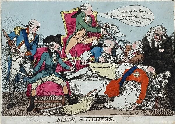 Drawings Prints, Print, State Butchers, Subject, Artist, William Pitt, Baron Edward Thurlow