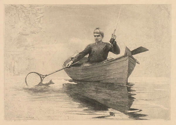 Fly Fishing 1889 Winslow Homer American 1836-1910