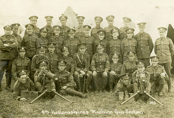 4th Hallamshire Machine Gun Section, c. 1914-1918