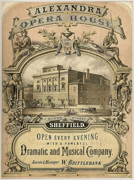 Alexandra Opera House, Blonk Street, Sheffield, 19th cent