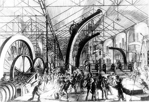 Armour Plate Rolling Mill, Cyclops Iron and Steel Works, Charles Cammell and Co. Ltd, Sheffield, Yorkshire, 1870