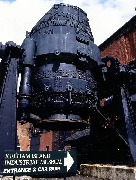 Bessemer Converter at the entrance Sheffields Kelham Island Industrial Museum