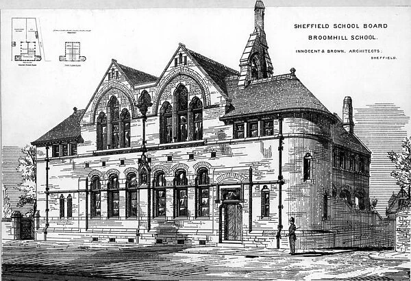 Broomhill School, Beech Hill Road, Architects Design, 1874