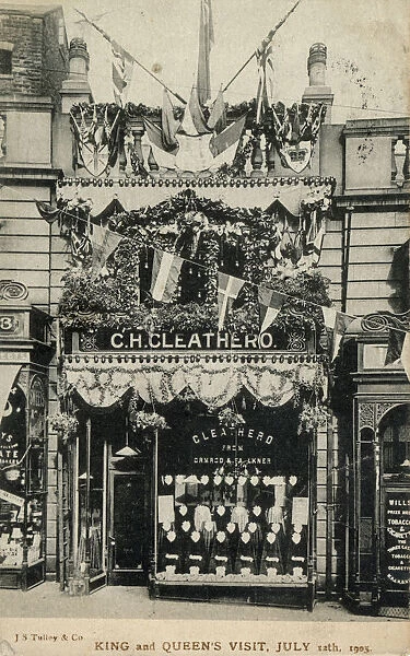 C. H. Cleathero, tailors, No. 15 Waingate, Sheffield, 1905