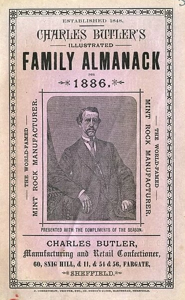 Cover of Charles Butlers Illustrated Family Alamanac, 1886