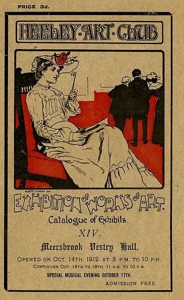 Cover of Heeley Art Club Catalogue of Exhibits, 1912
