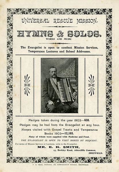 Cover of Universal Rescue Mission: hymns and solos, 1903