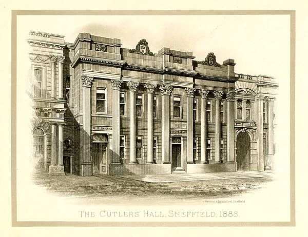 Cutlers Hall, Church Street, erected in 1832