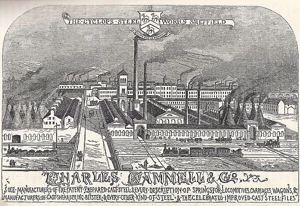 Cyclops Works, Charles Cammell and Co. Ltd, Savile Street, 1862
