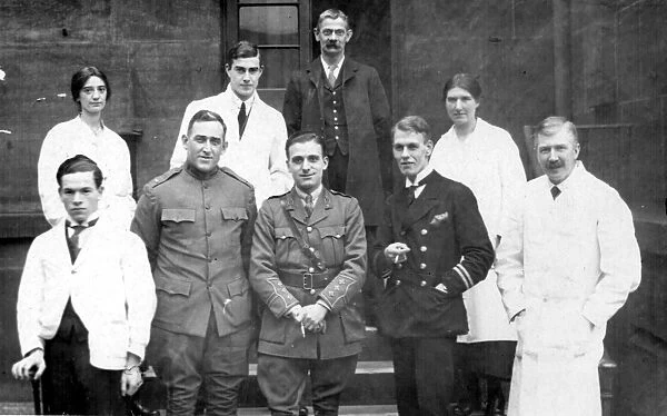Dolphus and Co. at the S. R. I. 3rd Northern Hospital, World War I